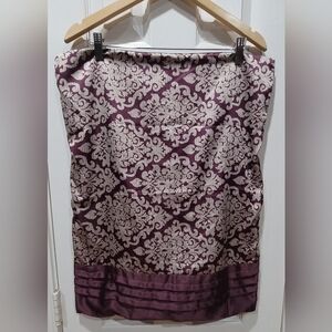 Standard Mauve Burgundy Pillowcases (2) Boho